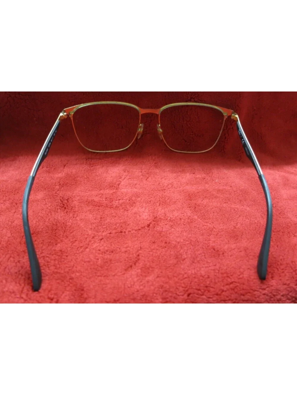 Ray-Ban RB3569 187/88 Polished Black on Gold Sunglasses Frame 59-17-145